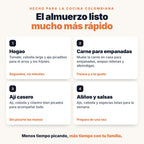 Hogao, carne para empanadas y ají casero