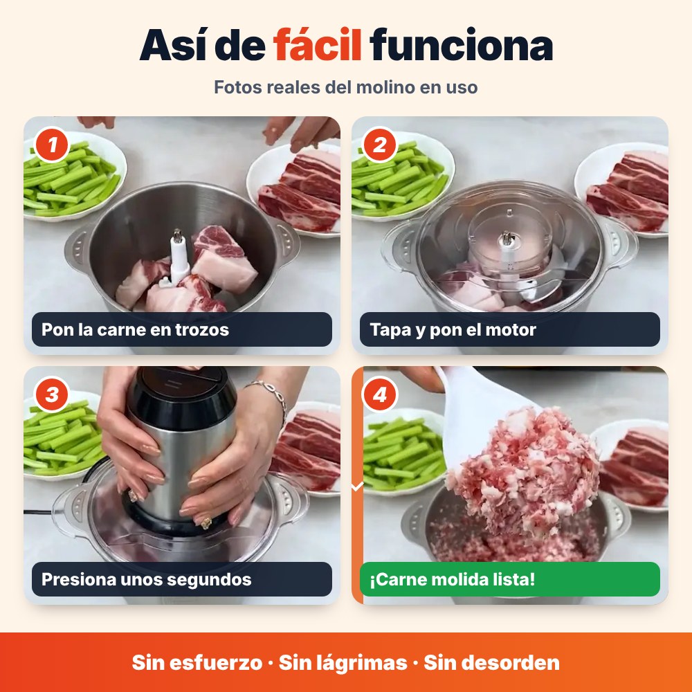 Así de fácil funciona – fotos reales