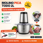 Molino Pica Todo 2L + Afilador de cuchillos de regalo – pagas al recibir