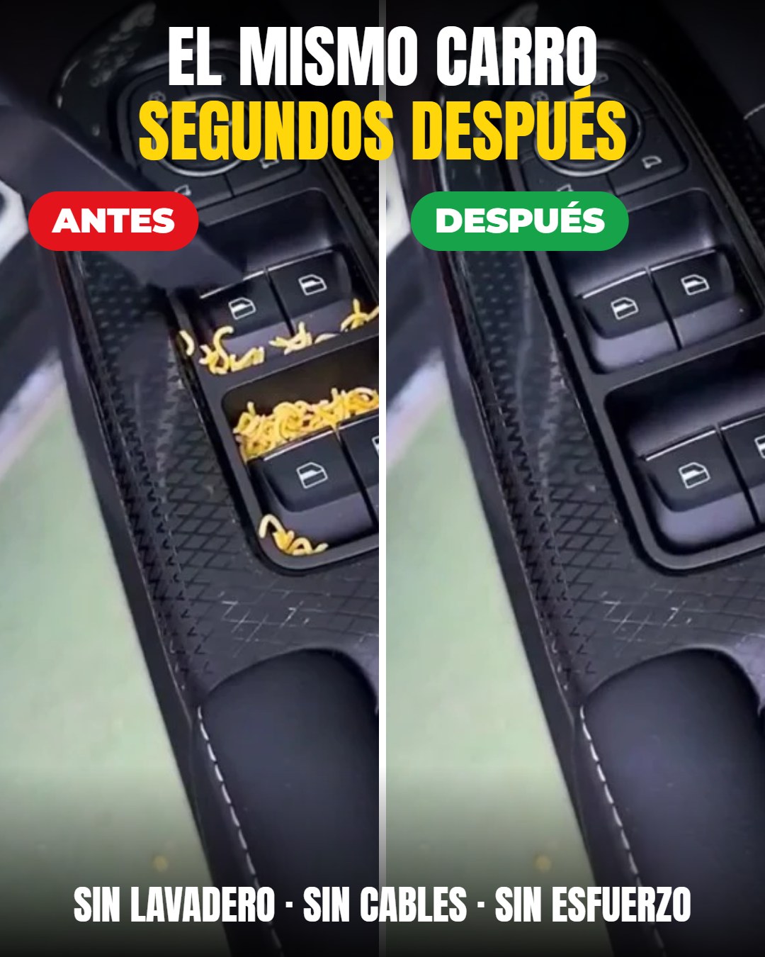 El mismo carro, segundos después